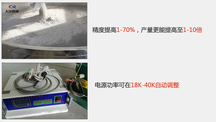 精度提高1—70%，產(chǎn)量更能提高至1-10倍  電源功率可在18K-40K自動調(diào)整