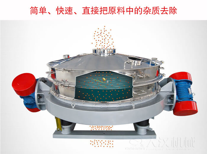 直排篩可用于粉末、顆粒的粗略篩分和除雜